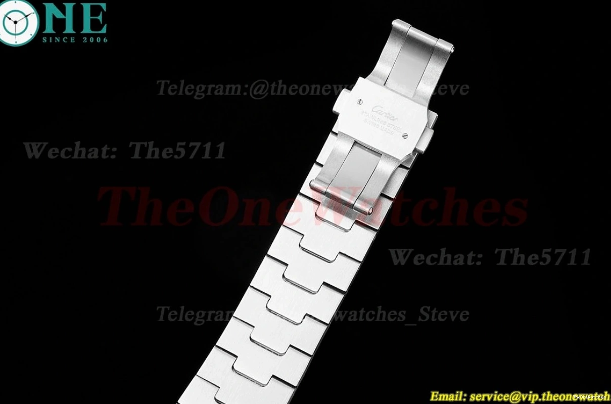 40mm Arab YG MY9015 SS Dia AMG XL Mens 100 Santos SS 0424